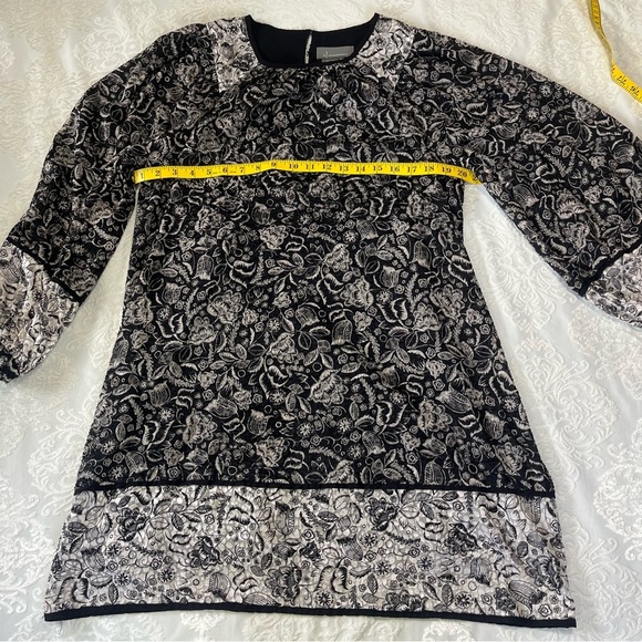 Anthropologie Susanne Tunic Dress Black Long Sleeve Size Medium - Picture 6 of 9